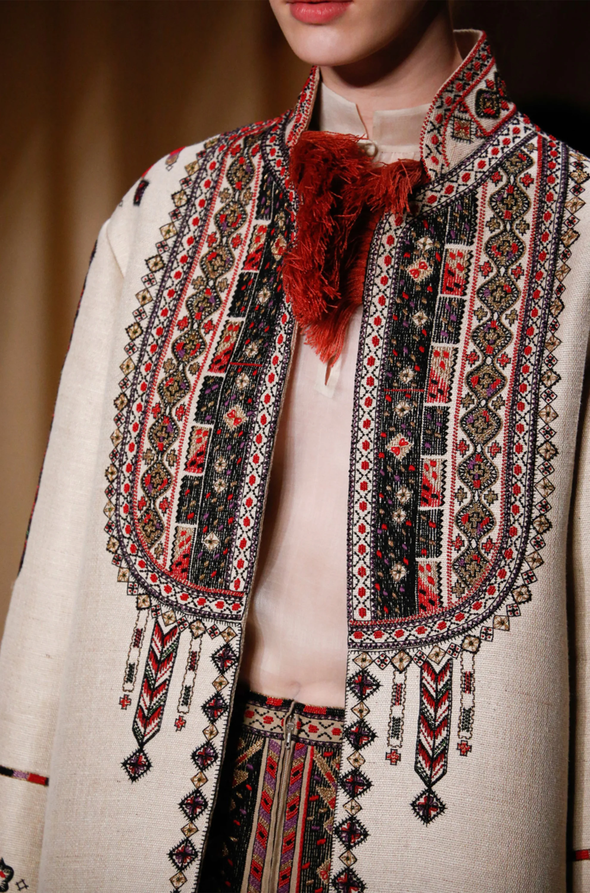 VALENTINO最高級ライン 美品 カシミヤ混 ベビーレース アンサンブル Valentino Spring 2015 Couture — Katja Ollendorff